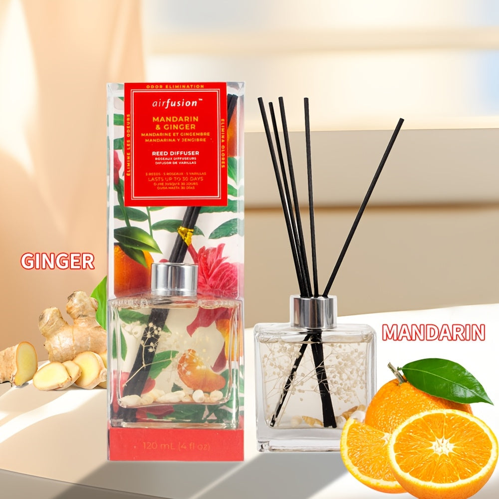 Reed Diffuser Sets, 4oz White Gardenia & Jasmine Aromatherapy, Toilet Deodorizer Household Air Fresh Loose Fragrance, Lasting Fragrance, for Bedroom, Living Room, Study Fragrance Decoration, Advanced Hotel