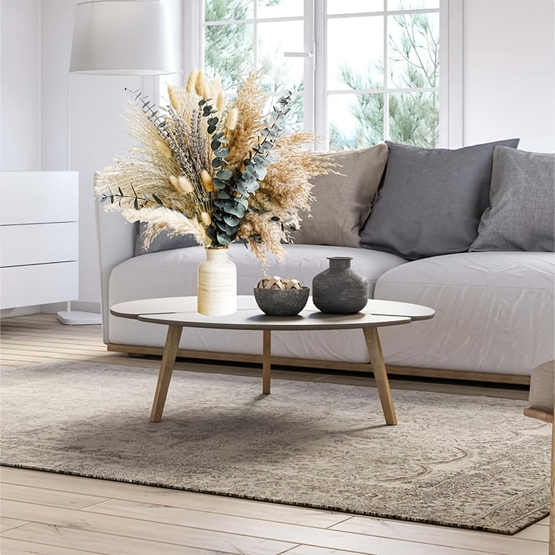 Green Pampas Grass Boho Bouquet Exquisite Lavender And Eucalyptus Dried Flower ArranSynthetic Gemstoneents for Western Boho Decor Rustic Flowers for Your Bohemian Home, Bedroom, And Wedding Table Decor