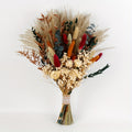 55pcs Bohemian Style Dried Flower Bouquet, Pampas Grass, Eucalyptus, and Rabbit Tail Dried Plants - Ideal for Wedding Table Decor, Bridal Bouquets, Valentine's Day, Fall, Halloween, Easter, and Thanksgiving