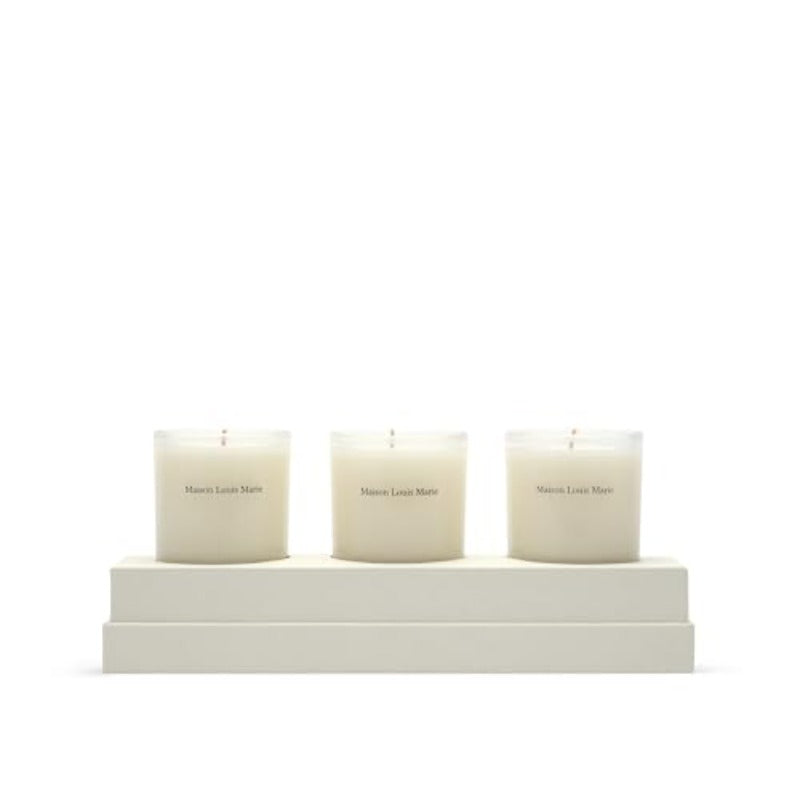 - Le Bouquet Candle Trio Set Natural Soy Wax Candles Luxury Clean Beauty + Non-Toxic Fragrance Set of 3 2.5 oz 74 ml