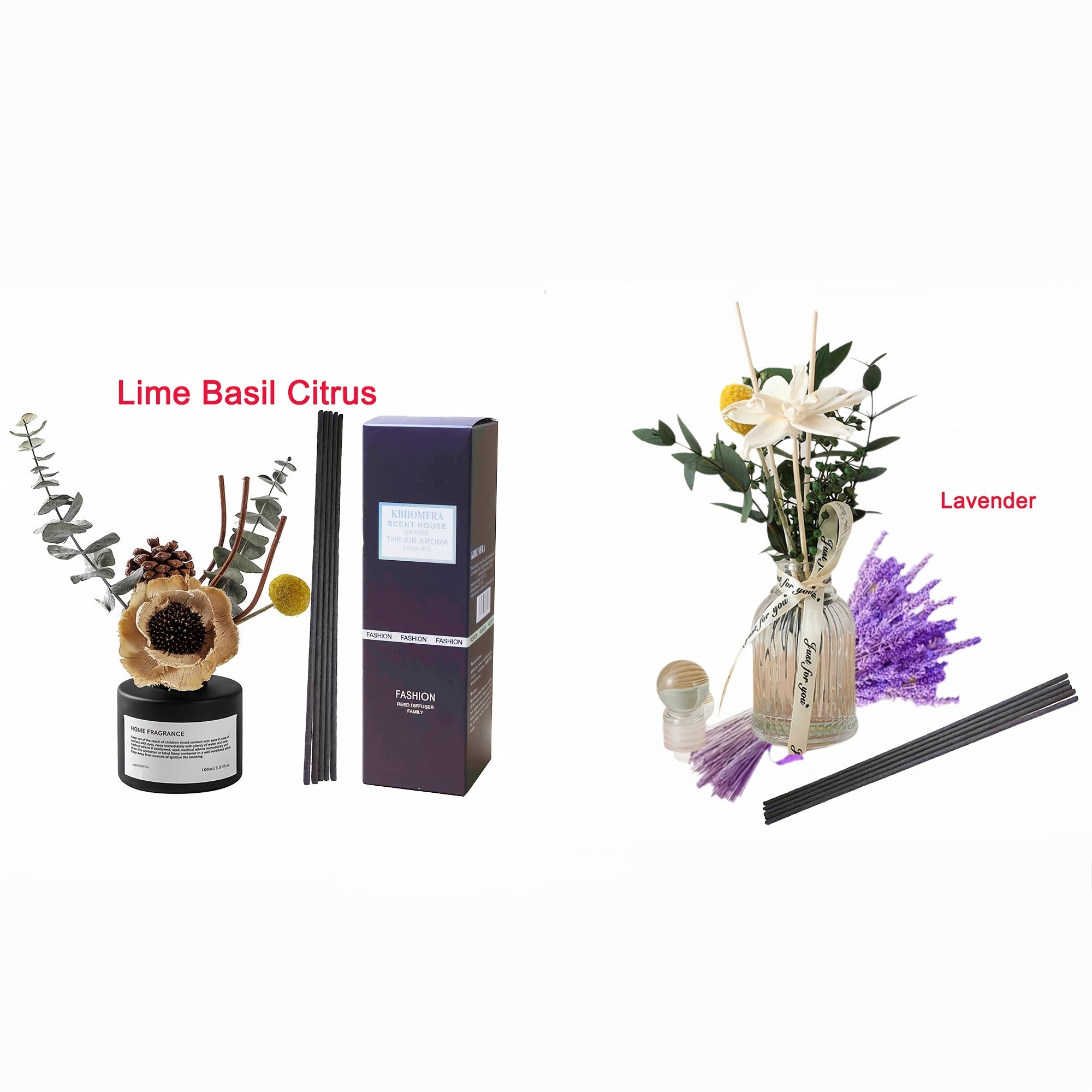 2pcs Gardenia Scented Christmas Reed Diffuser 3.38fl.oz Home Fragrance Aromatherapy Sticks