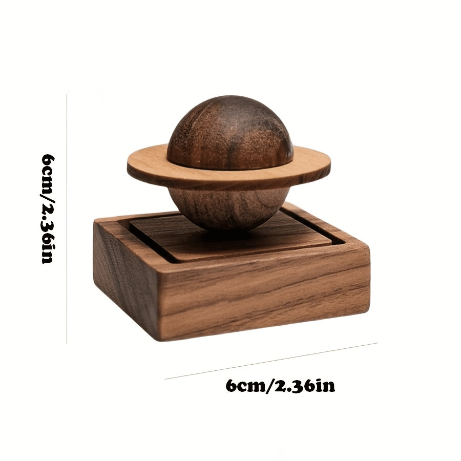 Wooden Sphere Aromatherapy Diffuser - Essential Oil Car & Home Fragrance Accessory, No Battery Required, Room Fragrance, Portable