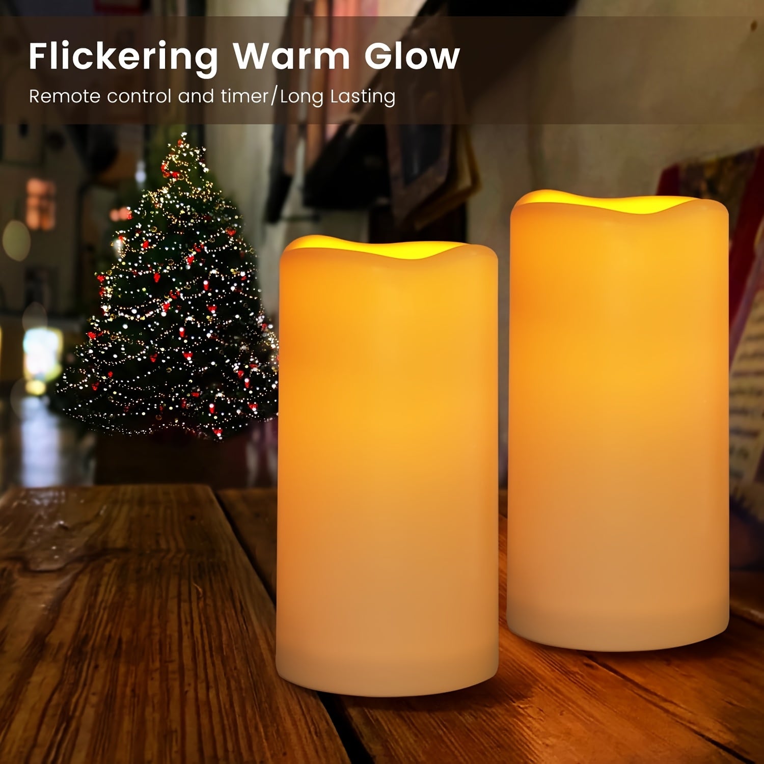 60pcs Ivory Electronic Candle Lights, Novel Flickering Flameless Tea Light Candles, 3 Sizes Of Height To Choose From, Long Battery Life, Candle Tea Lights Are Suitable For Indoor And Outdoor, Making Wishes, Anniversaries, Weddings, Etc.