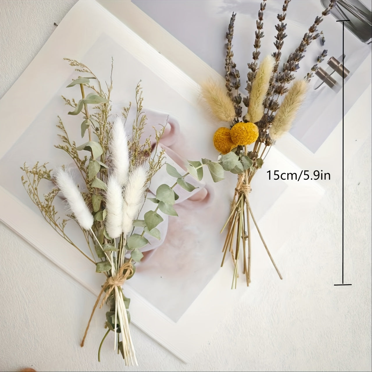 Nordic-inspired Eucalyptus Leaf  Flower Bouquet Wedding Decoration Scented Vase Arrangement Coffee Shop Interior Display Photography Background Wall Gift Packaging  Air Freshener Homestay Soft Furnishing. Handmade Materials