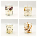160g\u002Fpcs 4pcs Set with A Total Weight Of 50, 4oz for Spring And Summer New Glass Essential Oil Candles, Bedroom Living Room Indoor Home Decoration Ornaments, Wedding Souvenirs, Halloween, Christmas, Valentine'S Day Gifts
