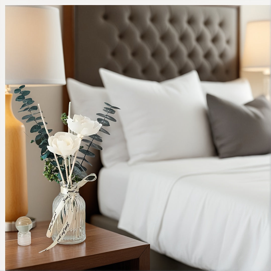 2pcs Gardenia Scented Christmas Reed Diffuser 3.38fl.oz Home Fragrance Aromatherapy Sticks