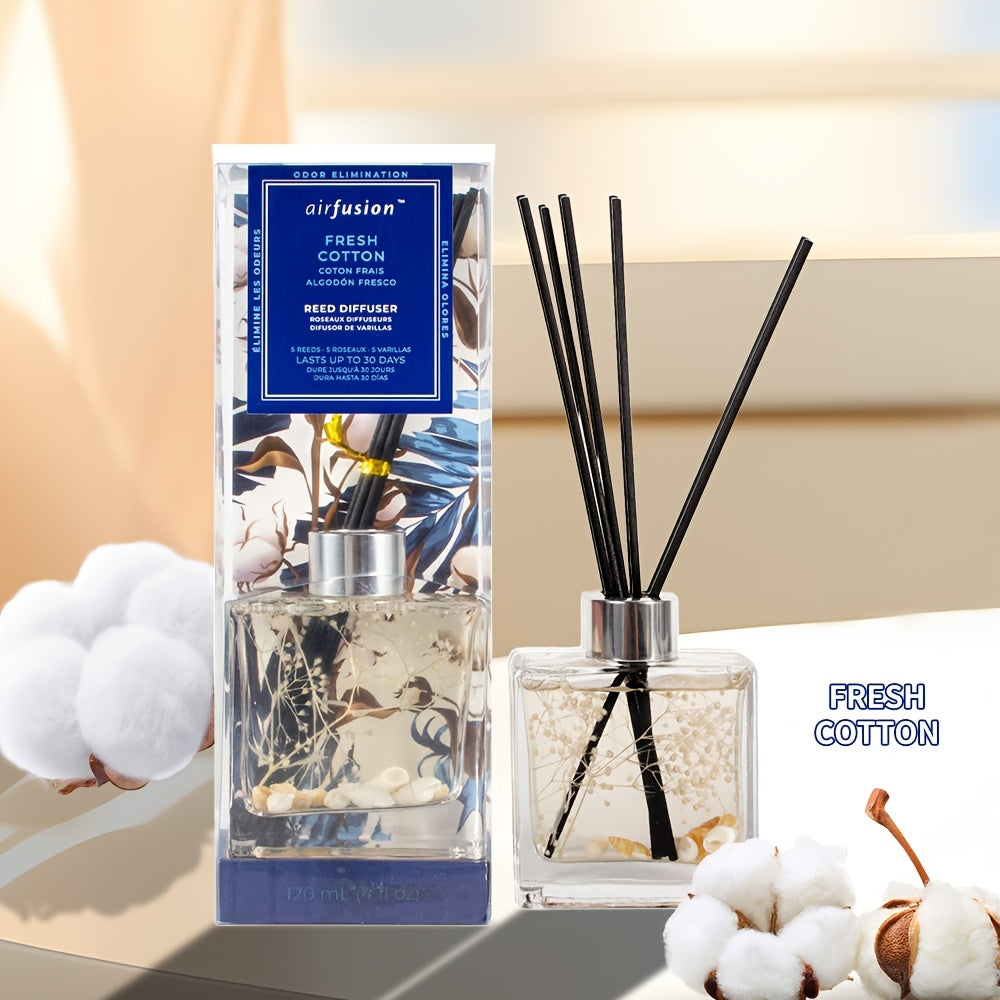 Reed Diffuser Sets, 4oz White Gardenia & Jasmine Aromatherapy, Toilet Deodorizer Household Air Fresh Loose Fragrance, Lasting Fragrance, for Bedroom, Living Room, Study Fragrance Decoration, Advanced Hotel