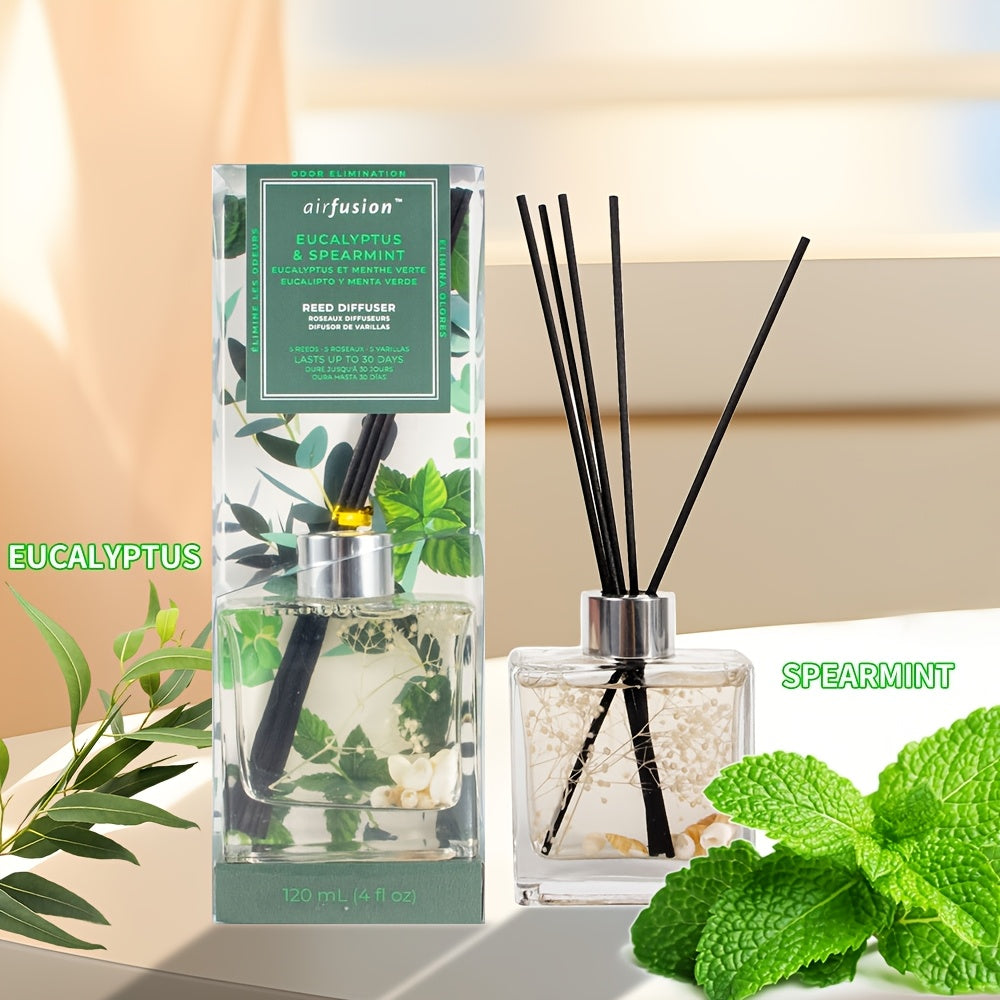 Reed Diffuser Sets, 4oz White Gardenia & Jasmine Aromatherapy, Toilet Deodorizer Household Air Fresh Loose Fragrance, Lasting Fragrance, for Bedroom, Living Room, Study Fragrance Decoration, Advanced Hotel
