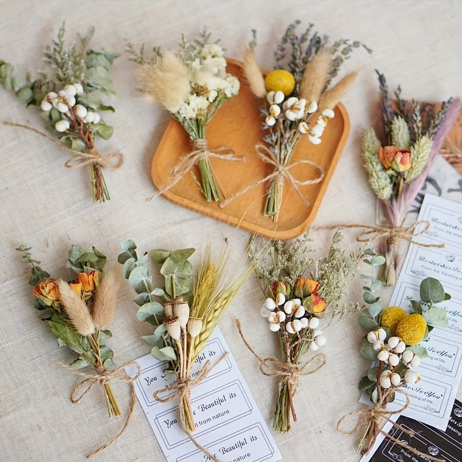 Nordic-inspired Eucalyptus Leaf  Flower Bouquet Wedding Decoration Scented Vase Arrangement Coffee Shop Interior Display Photography Background Wall Gift Packaging  Air Freshener Homestay Soft Furnishing. Handmade Materials