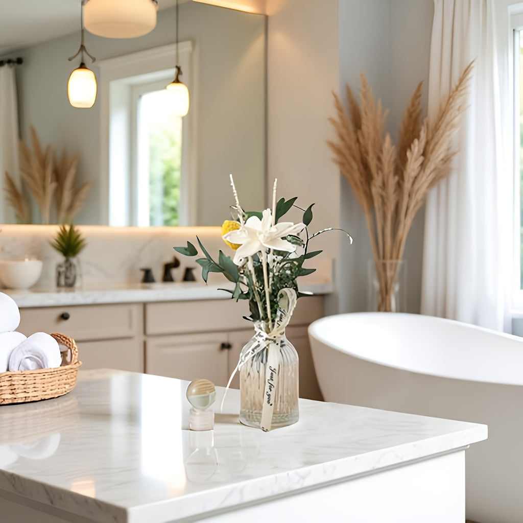 2pcs Gardenia Scented Christmas Reed Diffuser 3.38fl.oz Home Fragrance Aromatherapy Sticks